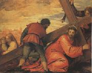 Veronese and Studio rJesus Falls under the Weight of the Cross (mk05) oil painting